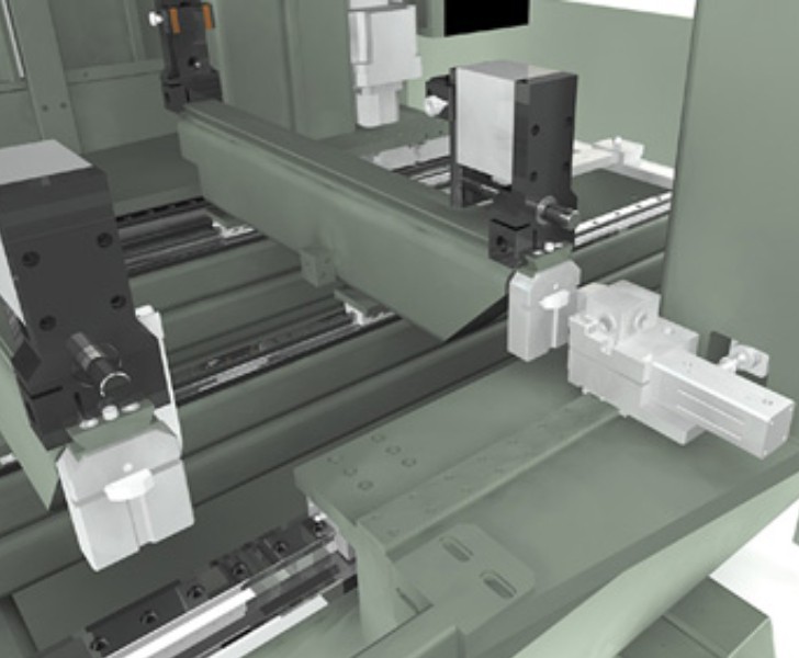 Prodotti per Alluminio Diamant Posizionamento automatico morse Emmegi